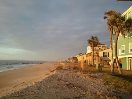 Shoreline Landscape of Estido Island in South Carolina free photo