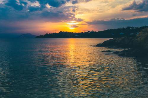 Skiathos, Greece, sunset free photo