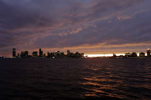 Skyline of Jersey City, New Jersey free photo