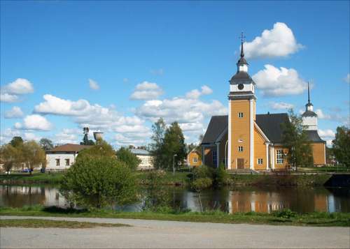 St. Birgitta Church in Nykarleby, Finland free photo