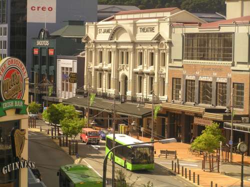 St. James Theatre on Courtenay Place in Wellington, New Zealand free photo