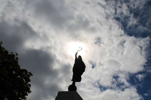Statue under the sun in San Juan, Puerto Rico free photo
