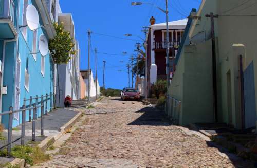 Streets in South Africa in Cape town free photo