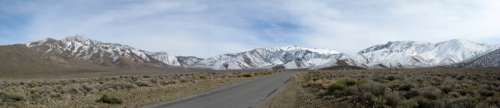 Telescope and Wildrose Peaks landscape in Death Valley National Park, Nevada free photo