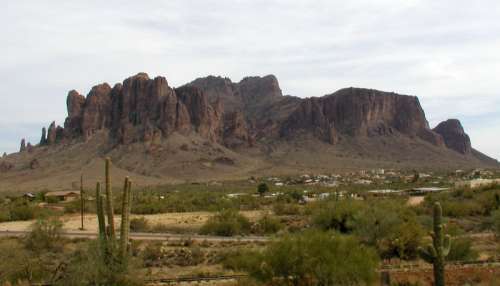 The Lost Dutchman Mine, located in the Superstition Mountains in Apache Junction, Arizona free photo