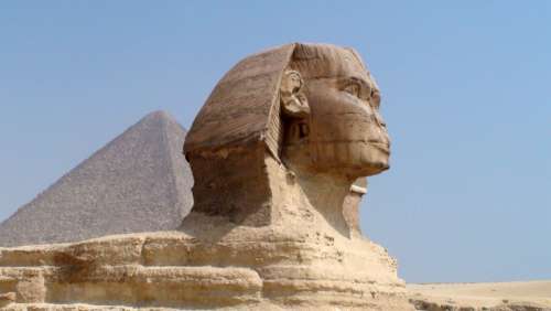The Sphinx at Giza, Egypt free photo