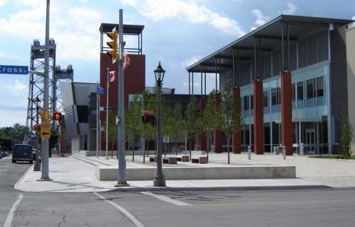 The Welland Civic Square in Ontario, Canada free photo