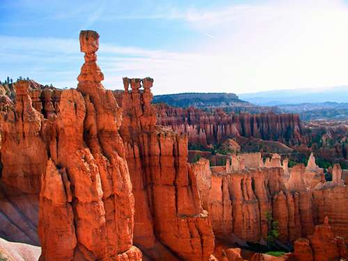 Thor's Hammer Rock Formation in Bryce Canyon National Park, Utah free photo