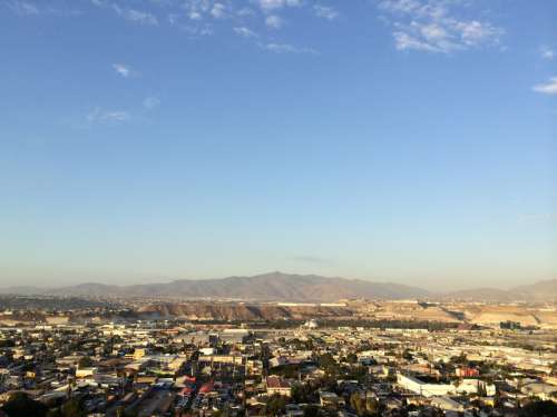 Tijuana Cityscape in Baja California, Mexico free photo