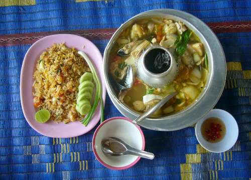 Tom yam plabuek, Thai Cuisine free photo