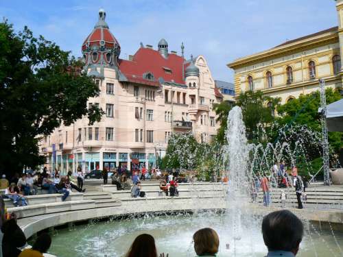 Unger–Mayer House in Szeged, Hungary free photo