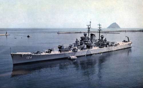 USS Rochester, Flagship of  Vice Admiral Arthur D. Struble during the Korean War free photo