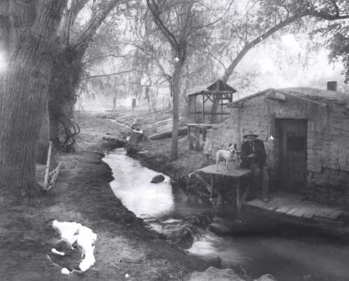 Vintage black and white of Las Vegas, Nevada, 1895 free photo