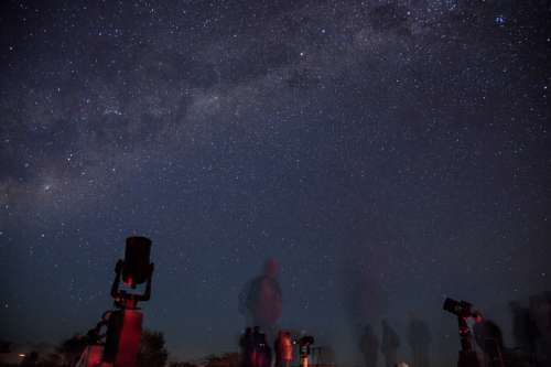 Watch the stars and sky with Telescopes free photo