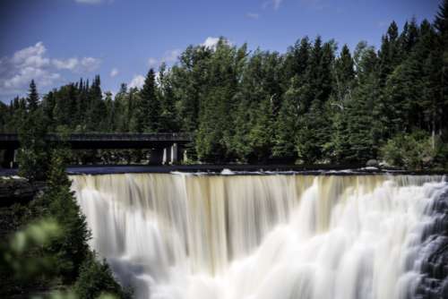 Waterfall Bowl at Kakabeka Falls, Ontario, Canada free photo