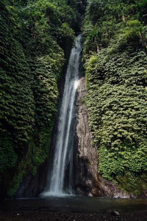 Waterfalls in Nature in Indonesia free photo