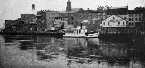 Waterfront in Portsmouth, New Hampshire in 1917 free photo