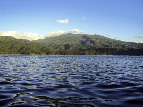 Waters of Lake Buhi in the Philippines free photo