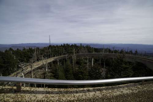 The Winding Trail to the top of the tower at Great Smoky Mountains National Park, Tennessee free photo