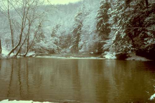 Winter at Big South Fork in Tennessee free photo