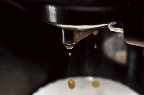 dripping espresso coffee free image