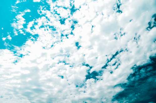 blue sky background with storm cloud free image