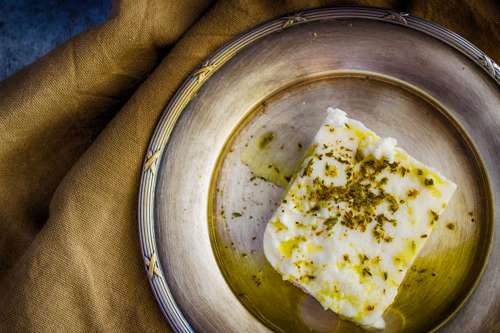Feta Cheese with Olive Oil and Oregano