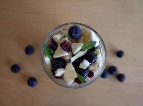 Yoghurt with Blueberries