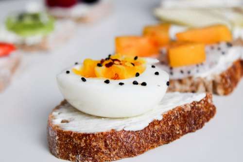 Bread with egg