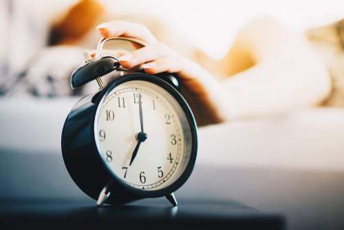 Vintage Alarm Clock Morning Routine