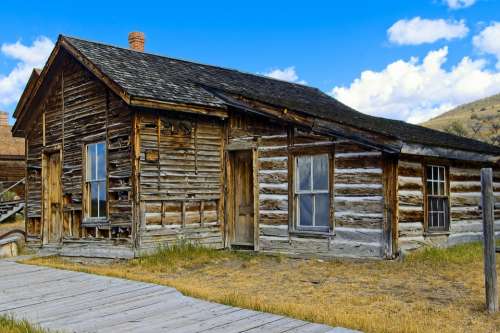 Abandoned Bannack Home Bannack State Park Ghost