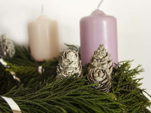 Advent Candle Christmas Oil Lamp