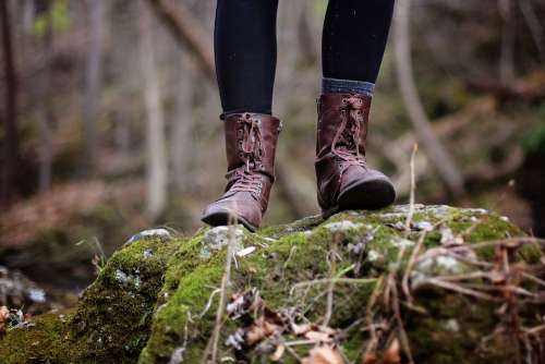 Adventure Boots Girl Hiking Nature Hike Outdoors