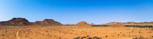 Africa Namibia Landscape Dry Heiss Nature Hill