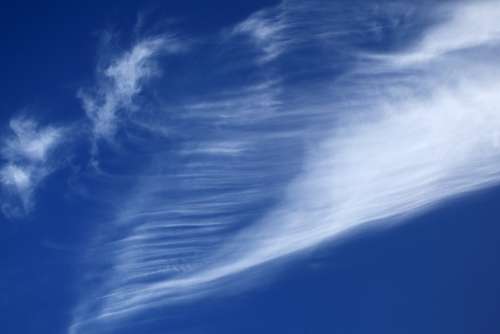 Air Atmosphere Blue Clear Climate Clouds