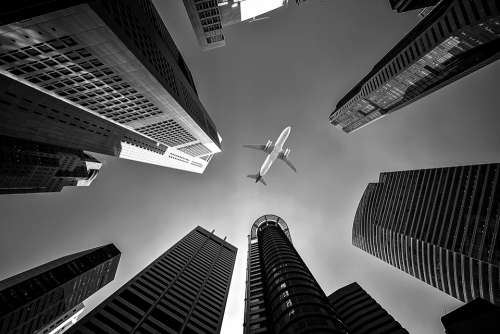 Airline Architecture Buildings City Flight Jet