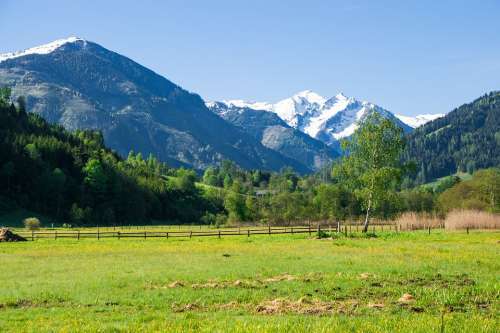 Alpine Austria Mountains Tyrol Landscape Nature