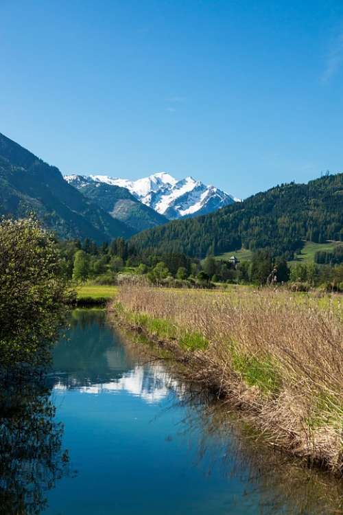 Alpine Austria Mountains Tyrol Landscape Nature