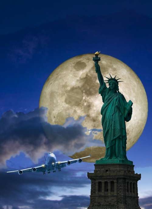 America Statue Of Liberty Travel Tourism