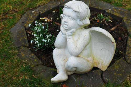 Angel Mourning Wing Figure Angel Figure Heavenly