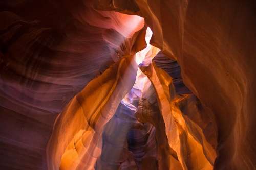Antelope Canyon Canyon Freestone Colorful Usa