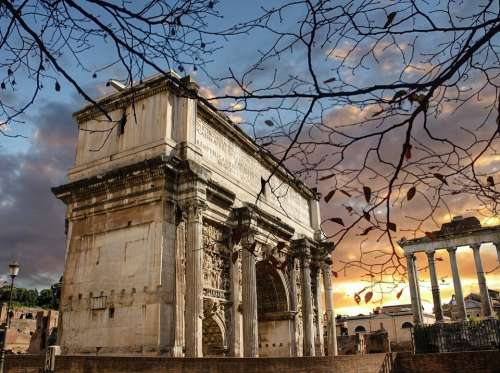 Antiquity Foro Romano Monument Historian Rome