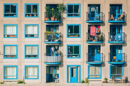 Apartments Architecture Balconies Building Facade