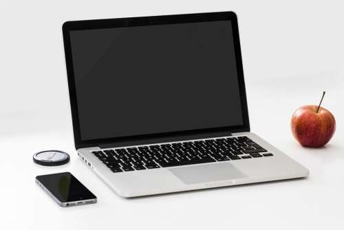 Apple Smartphone Desk Laptop Macbook Pro Office