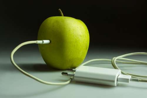 Apple Absurd Charging Fruit