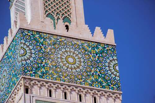 Arabesque Mosque Casablanca Morocco