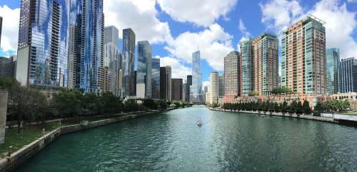 Architecture Buildings Business Chicago City