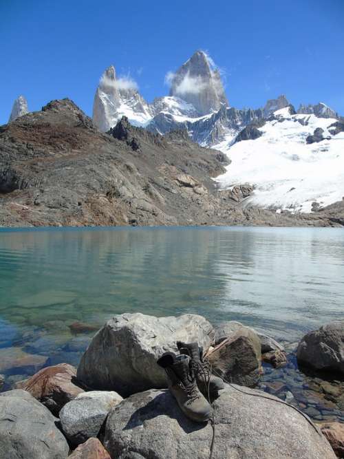 Argentina Patagonia Fitz Roy Mountains Rock