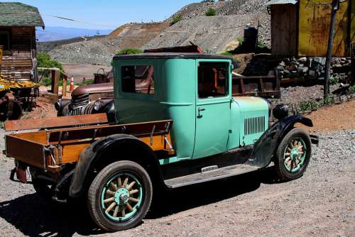 Arizona Mine Antique Truck Usa Outdoors Jerome