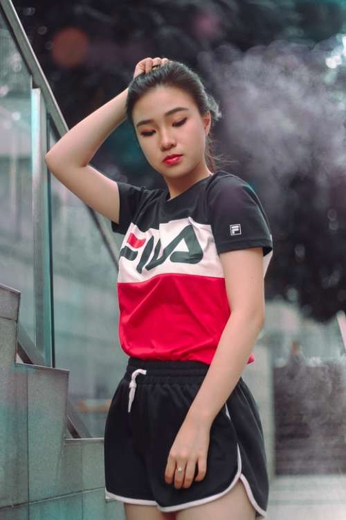 Asia Model Woman Asian Fashion Young